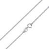 BAMOER Classic Basic Chain 100% 925 Sterling Silver Lobster Clasp Adjustable Necklace Chain Fashion Jewelry SCA009-45