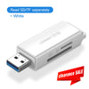 Ugreen USB 3.0 Card Reader SD Micro SD Mini Smart Card Reader for MacBook Max 256GB Memory Card Reader All in One USB SD Adapter