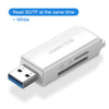 Ugreen USB 3.0 Card Reader SD Micro SD Mini Smart Card Reader for MacBook Max 256GB Memory Card Reader All in One USB SD Adapter